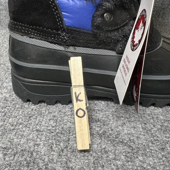 Canada Weather Gear Calie Boots Womens 6 Blue Black Faux Fur Waterproof Snow NEW - Picture 11 of 11